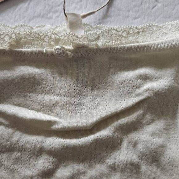 SKIMS COTTON POINTELLE PANTY NWT - Picture 3 of 10